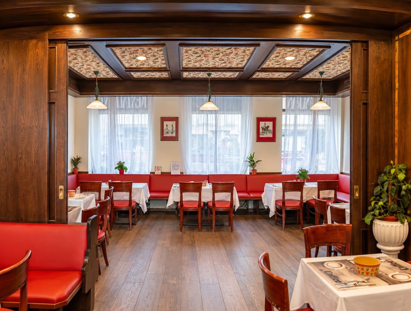 Speisesaal im Hotel Hadrigan